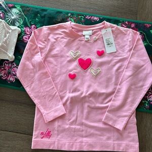 Adorable for Valentines Day! NWT Lilly Pulitzer kids mini Ballard Sweatshirt.